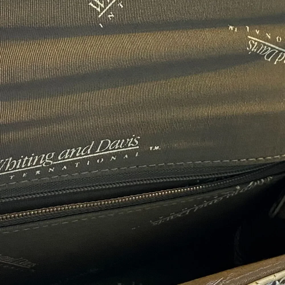Whiting Davis Metal Mesh Clutch Bag Vintage 60s Authentic Designer Classic